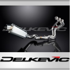 YAMAHA TRACER 900 2015-20 FULL EXHAUST SYSTEM 225mm STAINLESS OVAL SILENCER 