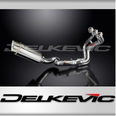 YAMAHA TRACER 900 2015-20 FULL EXHAUST SYSTEM 200mm STAINLESS ROUND SILENCER