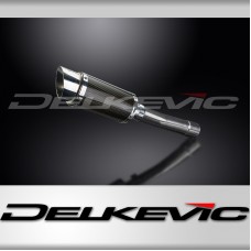 TRIUMPH DAYTONA 2001-2002 200mm ROUND CARBON  SILENCER EXHAUST KIT