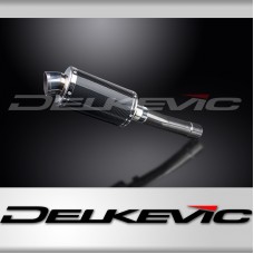 TRIUMPH DAYTONA 2001-2002 225mm OVAL CARBON SILENCER EXHAUST KIT