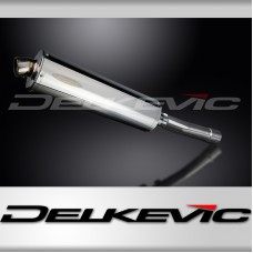 TRIUMPH DAYTONA 2001-2002 450mm OVAL STAINLESS BSAU SILENCER EXHAUST KIT