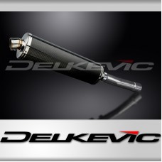 TRIUMPH DAYTONA 2001-2002 450mm OVAL CARBON BSAU SILENCER EXHAUST KIT