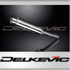 TRIUMPH DAYTONA 2001-2002 350mm ROUND STAINLESS BSAU SILENCER EXHAUST KIT