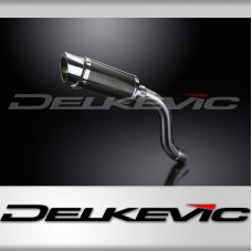 TRIUMPH DAYTONA 955i 01-02 HILEV 200mm ROUND CARBON  SILENCER EXHAUST KIT