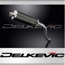 TRIUMPH DAYTONA 955i 01-02 HILEV 350mm OVAL CARBON BSAU SILENCER EXHAUST KIT