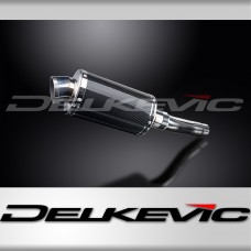 TRIUMPH SPEED TRIPLE 955i 02-04 225mm OVAL CARBON SILENCER EXHAUST KIT