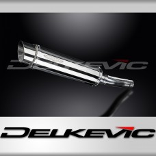 TRIUMPH SPEED TRIPLE 955i 02-04 350mm ROUND STAINLESS BSAU SILENCER EXHAUST KIT