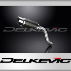 TRIUMPH SPEED TRIPLE 955i 02-04 HI LEVEL 200mm ROUND CARBON  EXHAUST KIT