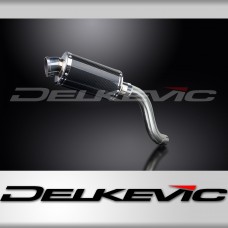 TRIUMPH SPEED TRIPLE 955i 02-04 HI LEVEL 225mm OVAL CARBON EXHAUST KIT