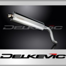 TRIUMPH SPEED TRIPLE 955i 02-04 HI LEVEL 450mm OVAL STAINLESS BSAU EXHAUST KIT