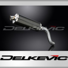 TRIUMPH SPEED TRIPLE 955i 02-04 HI LEVEL 350mm OVAL CARBON BSAU EXHAUST KIT