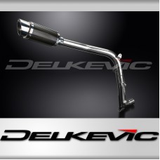 TRIUMPH SPRINT ST1050 2008-2012 200mm ROUND CARBON  EXHAUST KIT