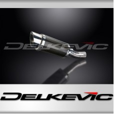 TRIUMPH STREET TRIPLE 675R 13-16 200mm ROUND CARBON  SILENCER EXHAUST KIT