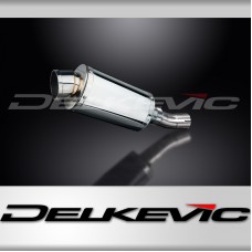 TRIUMPH STREET TRIPLE 675R 13-16 225mm OVAL STAINLESS SILENCER EXHAUST KIT