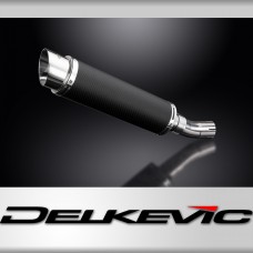 TRIUMPH STREET TRIPLE 675 R 13-16 350mm CARBON ROUND BSAU SILENCER EXHAUST KIT 