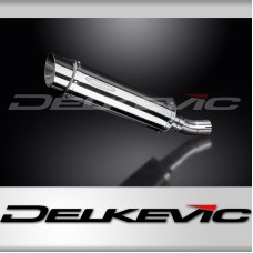 TRIUMPH STREET TRIPLE 675R 13-16 350mm ROUND STAINLESS BSAU SILENCER EXHAUST KIT