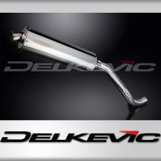 TRIUMPH TIGER 1050 2006-2012 450mm OVAL STAINLESS BSAU SILENCER EXHAUST KIT