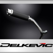 TRIUMPH TIGER 1050 2006-2012 350mm ROUND CARBON BSAU SILENCER EXHAUST KIT