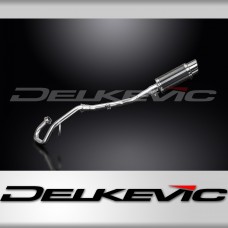 YAMAHA WR125X 2009-2018 FULL EXHAUST SYSTEM 200mm CARBON ROUND SILENCER