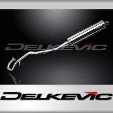 YAMAHA WR125X 2009-2018 FULL EXHAUST SYSTEM 450mm STAINLESS OVAL SILENCER