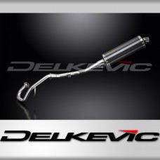 YAMAHA WR125X 2009-2018 FULL EXHAUST SYSTEM 350mm CARBON OVAL SILENCER