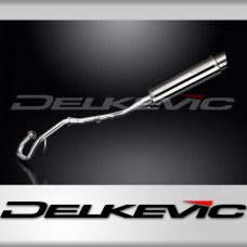 YAMAHA WR125R 2009-2018 FULL EXHAUST SYSTEM 350mm STAINLESS ROUND BSAU SILENCER