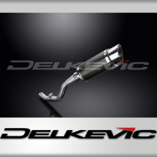 YAMAHA WR125 R 2009-2018 200mm ROUND CARBON  SILENCER EXHAUST KIT