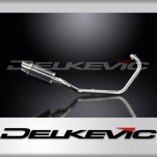 HONDA CB125F 2015-2018 FULL EXHAUST SYSTEM 200mm CARBON ROUND SILENCER