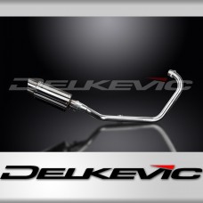 HONDA CB125F 2015-2018 FULL EXHAUST SYSTEM 200mm STAINLESS ROUND SILENCER