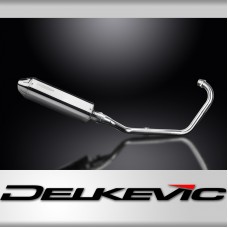 HONDA CB125F 2015-2018 FULL EXHAUST SYSTEM 320mm STAINLESS TRI BSAU SILENCER