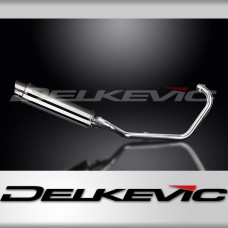 HONDA CB125F 2015-2018 FULL EXHAUST SYSTEM 350mm STAINLESS ROUND BSAU SILENCER  
