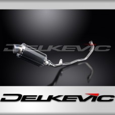HONDA CBR125R 2011-2018 FULL EXHAUST SYSTEM 225mm CARBON OVAL SILENCER
