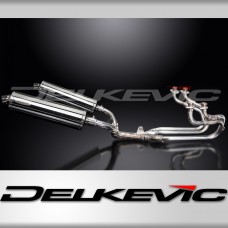 HONDA ST1100 PAN EUROPEAN 89-02 EXHAUST SYSTEM 450mm STAINLESS OVAL SILENCERS