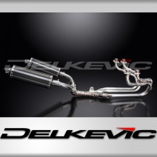HONDA ST1100 PAN EUROPEAN 1989-2002 EXHAUST SYSTEM 350mm CARBON OVAL SILENCERS