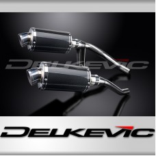 SUZUKI GW250 INAZUMA 2012-2018 225mm OVAL CARBON SILENCER EXHAUST KIT