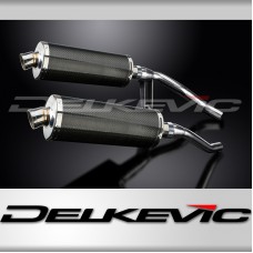 SUZUKI GW250 INAZUMA 2012-2018 350mm OVAL CARBON BSAU SILENCER EXHAUST KIT