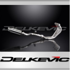 YAMAHA XJ6 DIVERSION 09-18 FULL EXHAUST SYSTEM 200mm STAINLESS ROUND SILENCER