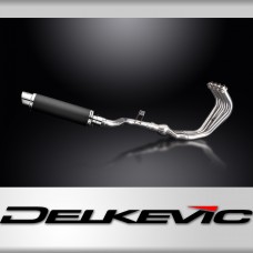 YAMAHA XJ6 DIVERSION 09-18 FULL EXHAUST SYSTEM 350mm CARBON ROUND SILENCER