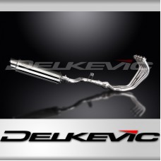 YAMAHA XJ6 DIVERSION 09-18 FULL EXHAUST SYSTEM 350mm STAINLESS ROUND SILENCER 