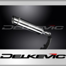Suzuki DL1000 V-Strom DL1050 2014-24 350mm Round Stainless Exhaust Silencer Ki