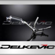 SUZUKI DL650 V-STROM 2004-2011 225mm OVAL CARBON SILENCER EXHAUST KIT