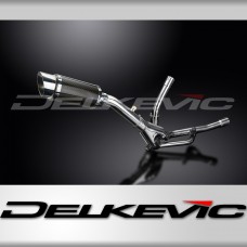 SUZUKI DL650 V-STROM ABS 2012-16 200mm ROUND CARBON  SILENCER EXHAUST KIT