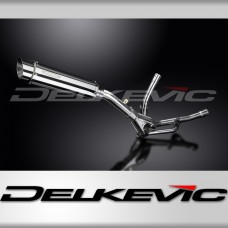 SUZUKI DL650 V-STROM 2004-2011 350mm ROUND STAINLESS BSAU SILENCER EXHAUST KIT