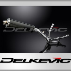 SUZUKI DL650 V-STROM ABS 2012-16 450mm OVAL CARBON BSAU SILENCER EXHAUST KIT