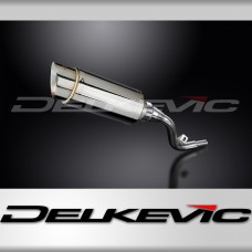 SUZUKI DR125 SM 2005-2014 200mm ROUND STAINLESS SILENCER EXHAUST KIT