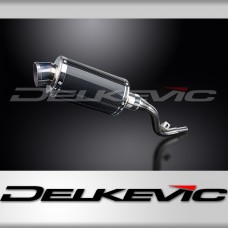SUZUKI DR125 SM 2005-2014 225mm OVAL CARBON SILENCER EXHAUST KIT