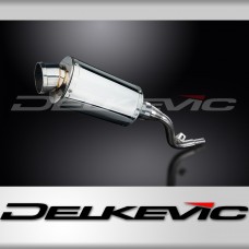 SUZUKI DR125 SM 2005-2014 225mm OVAL STAINLESS SILENCER EXHAUST KIT