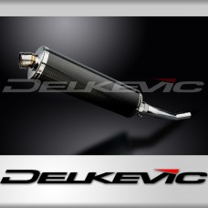 SUZUKI GSF1200 BANDIT 1995-2007 450mm OVAL CARBON BSAU SILENCER EXHAUST KIT