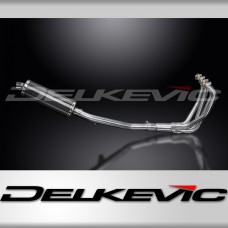 SUZUKI GSF600 BANDIT 95-05 FULL EXHAUST SYSTEM 350mm CARBON OVAL  SILENCER