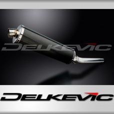 SUZUKI GSXR1000 K5 K6 2005-2006 450mm OVAL CARBON BSAU SILENCER EXHAUST KIT